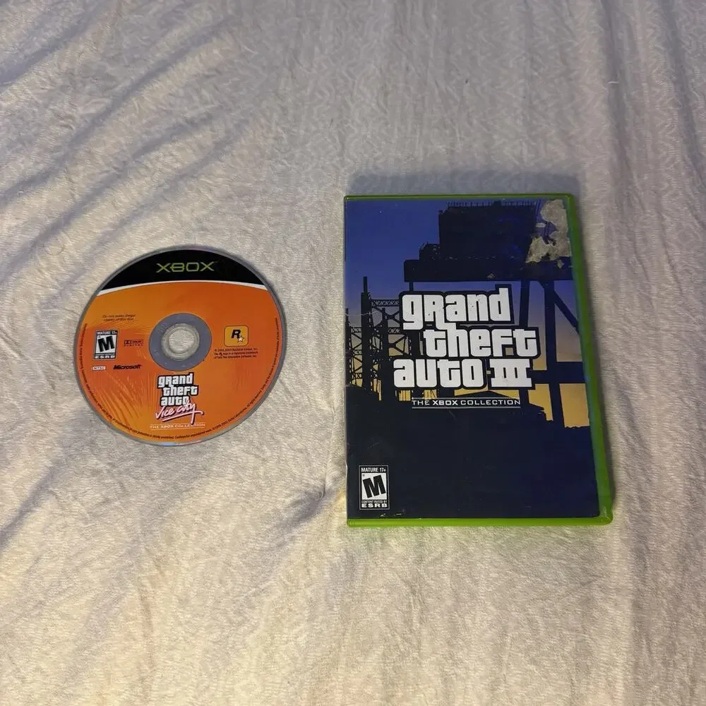 Grand Theft Auto Bundle Pack (Xbox 2003) Vice City + GTA 3 III